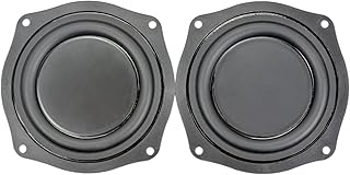 ARSMI 4Inch Bass Radiator Speaker Vibration Diaphragm Passive Radiator Loudspeaker Passive Woofer Diaphragm Plate Subwoofer DIY Bookshelf Speaker
