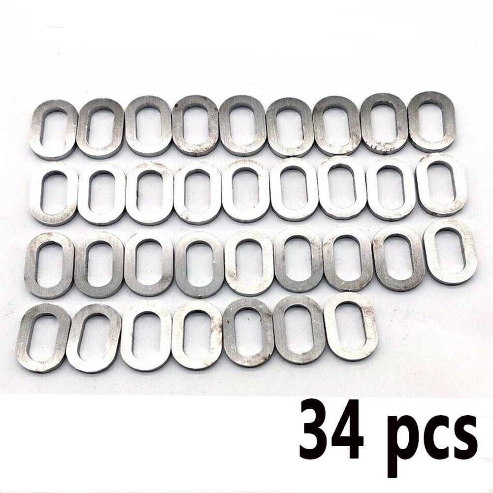 Boatman Lot de 34 rondelles de carrosserie en acier inoxydable pour Sea-Doo Spark 2 Up 3 Up Trixx OEM 291003880