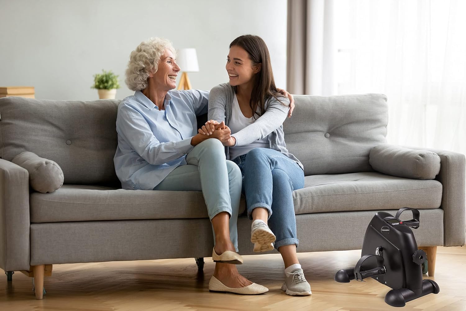 Pedales Estáticos Ejercicio, Mini Bicicleta Estática, Pedaleador Estático, Aparato de Ejercicio en Casa, Pedales Personas Mayores, Pedaleador para Ancianos, Pedalier