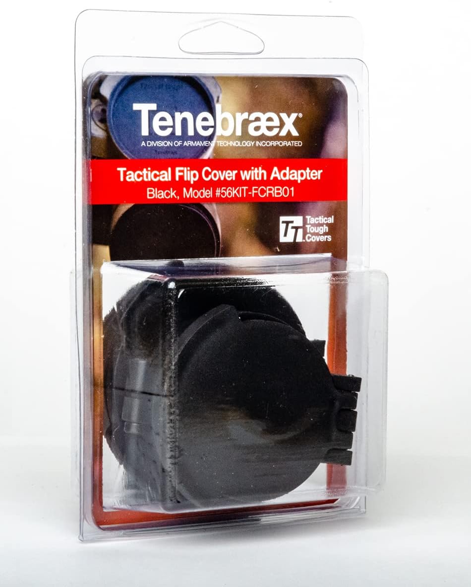 Tenebraex Ocular & Objective Flip Up Scope Cover Kit for Vortex Viper HS 4-16x50 (50KIT-FCRB01)