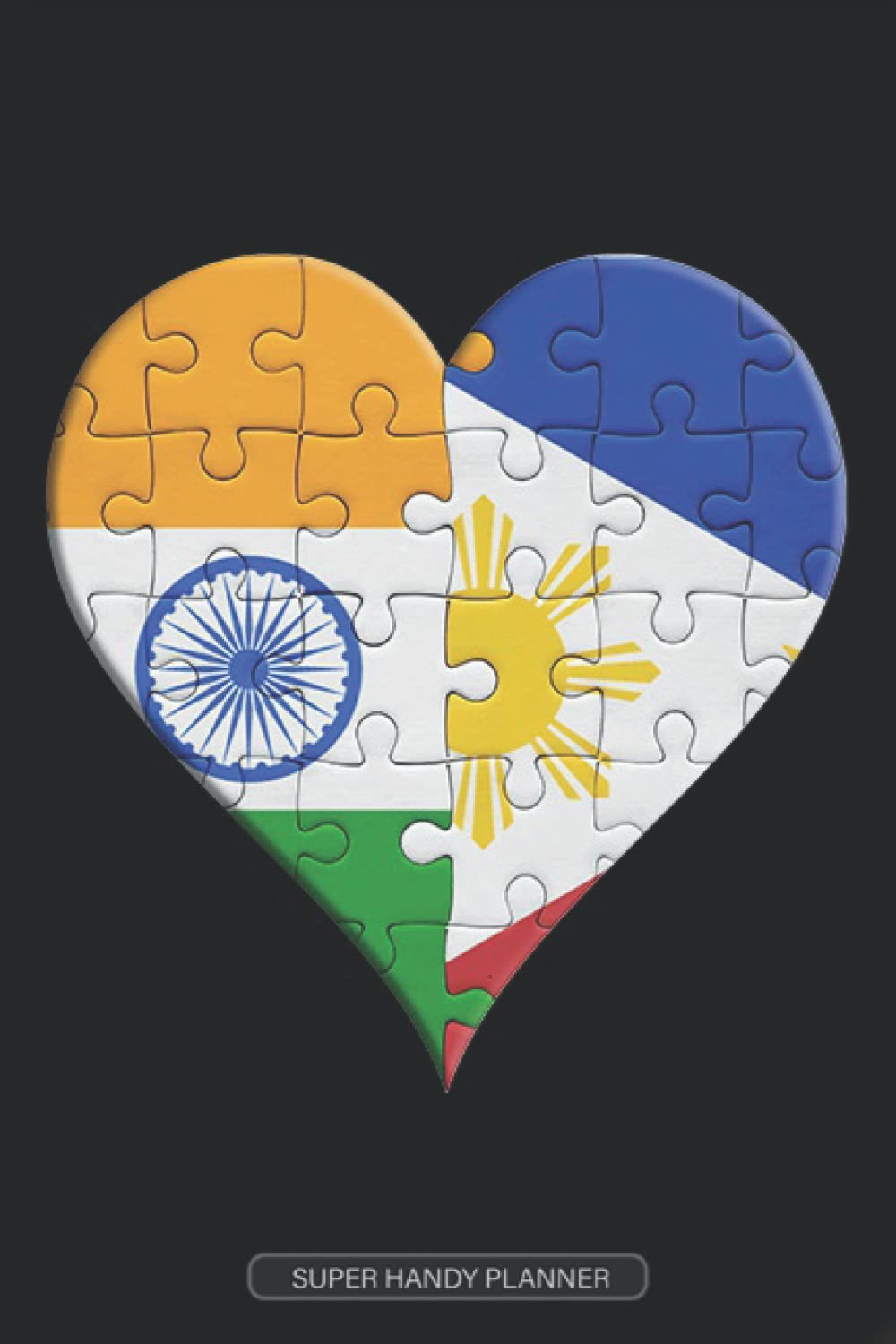 Planner: Indian Filipino Flag United Heart Jigsaw Puzzle Flags Of India Philippines
