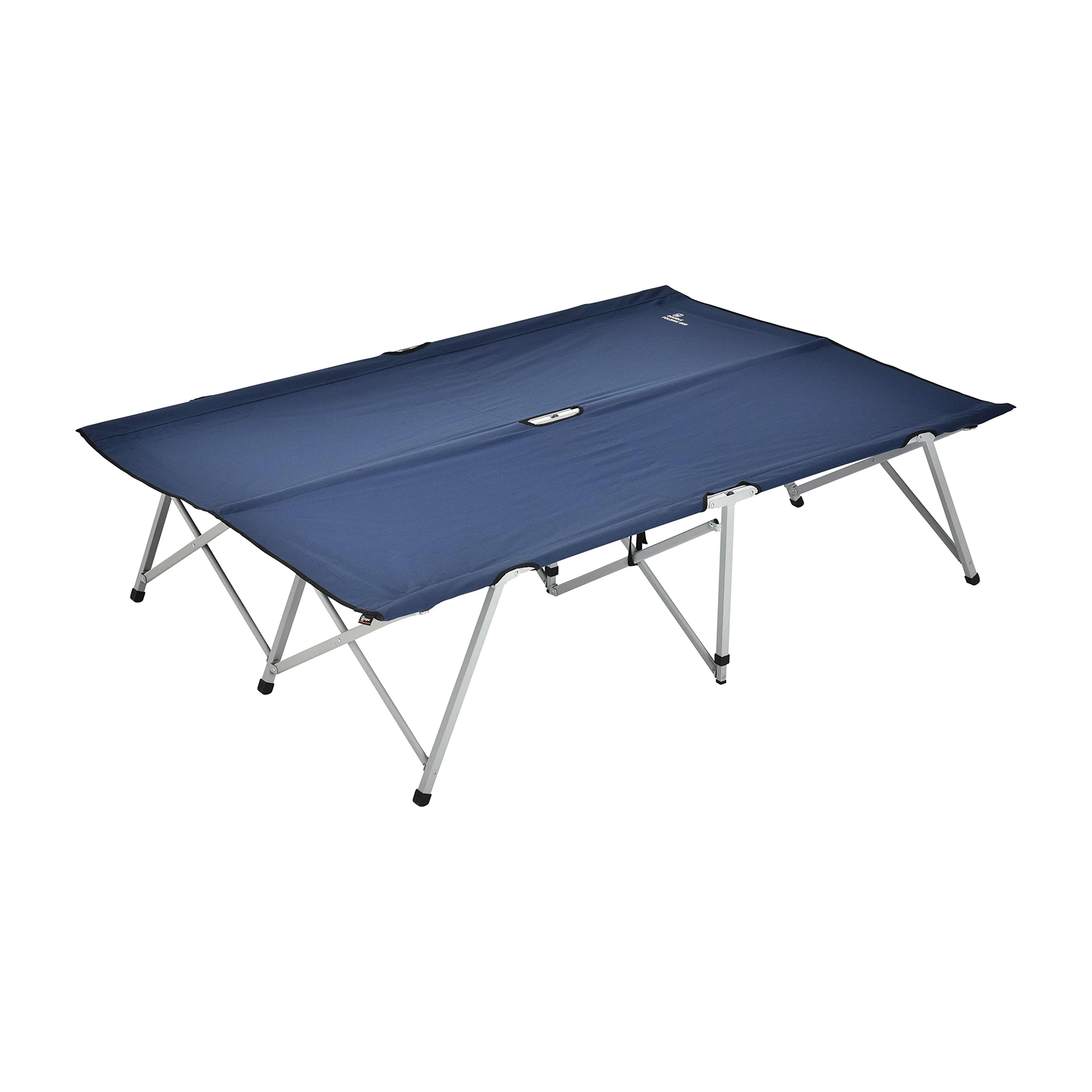 Letto Da Campeggio Doppio Vango Hush – Struttura In Acciaio, Portata 200 Kg – Dimensioni 202x130x20 Cm – Con Borsa Trasporto