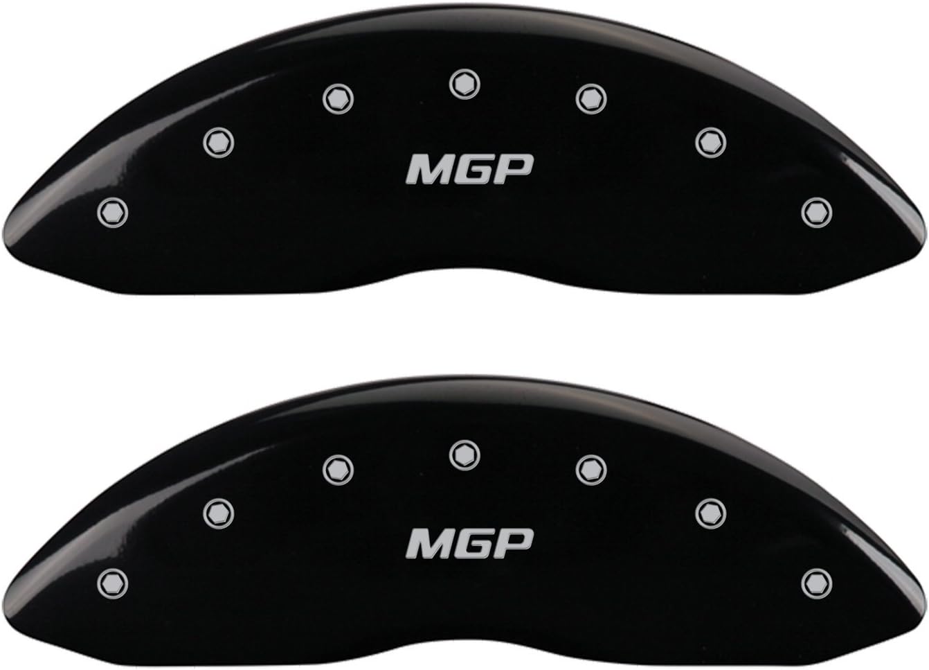 MGP Caliper Covers 27079SMGPBK 'MGP' Engraved Caliper Cover