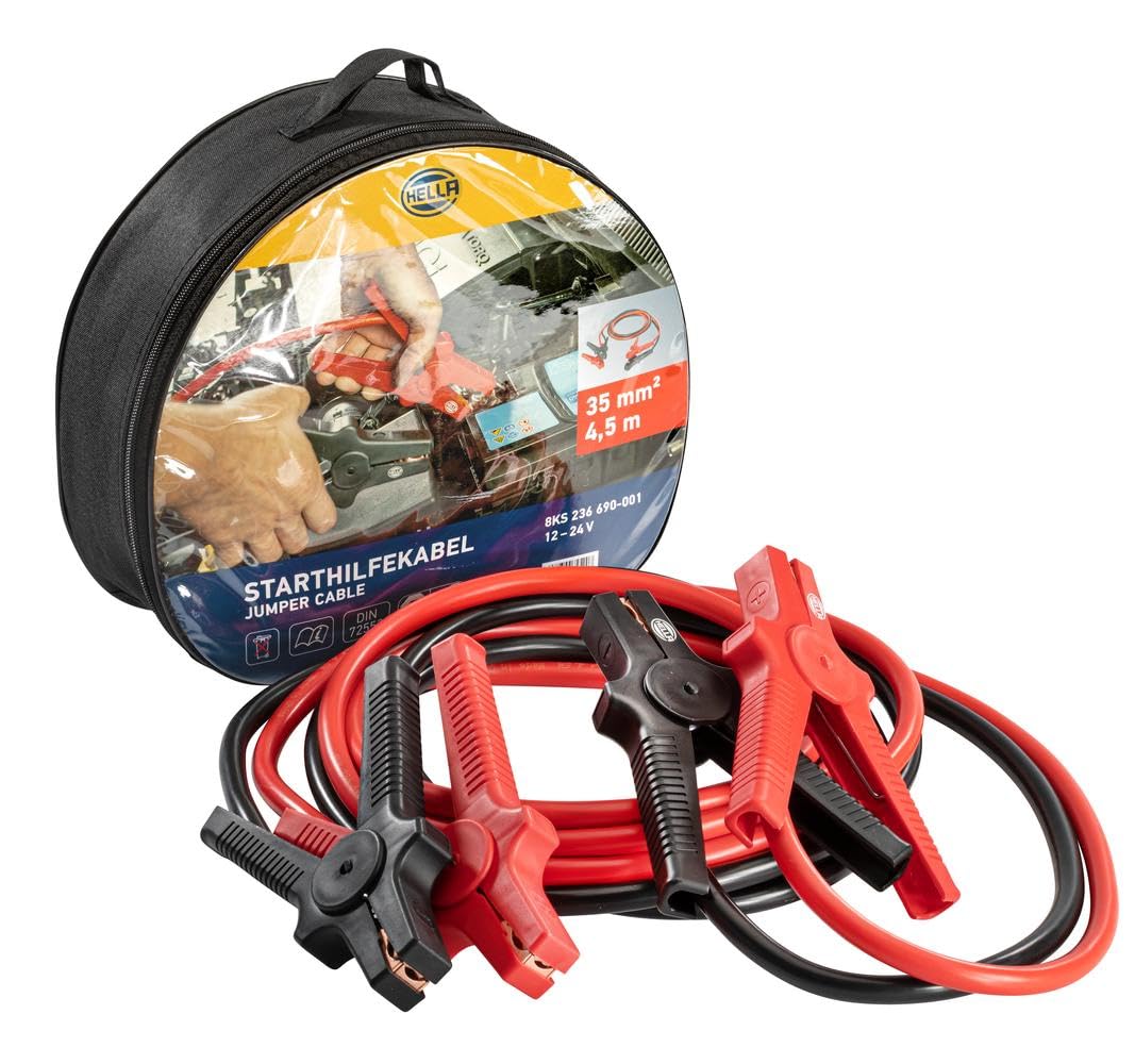 HELLA 8KS 236 690-001 Cable de empalme para arranque - 12/24V - 480A - Cable: 4.5m - sin protección contra sobretensiones