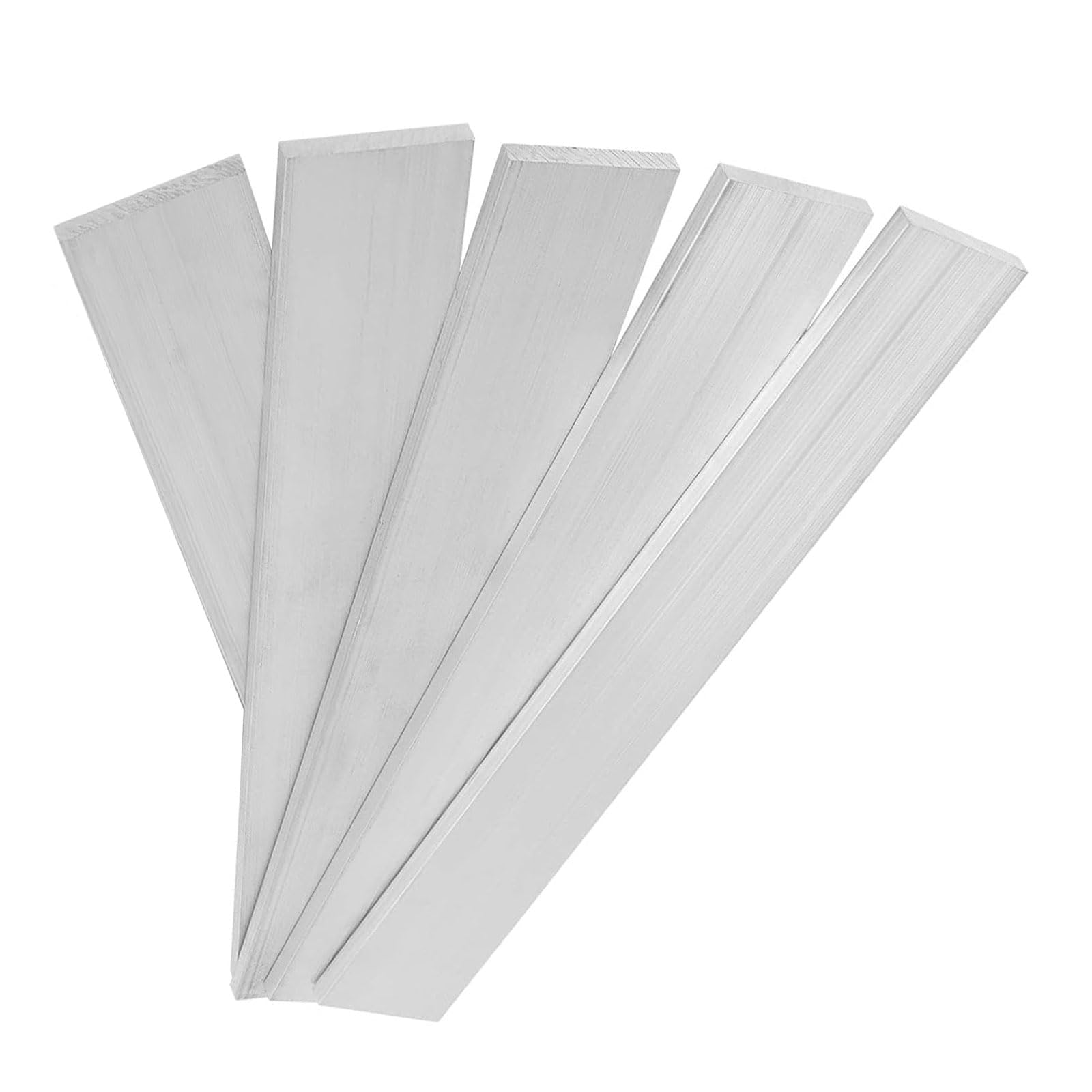 5 Stück 6061 Aluminium-Flachstangen, 3 mm Dicke, 500 mm Länge – leichte und langlebige Platte for den handwerklichen/industriellen Einsatz(3x40x500mm)