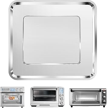 Cuisinart TOA 95 Toaster Air Fryer Convection Oven, 14.5 x 11.6 Inch Mesh Air Fryer Stainless Steel Basket Wire Rack Accessory Parts, Dishwasher Safe