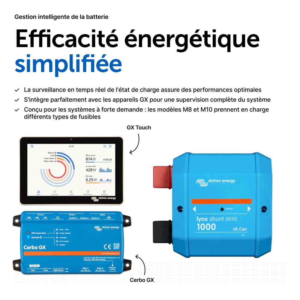 Victron Energy Lynx Shunt IP22 VE.Can 1000 amp (M10)