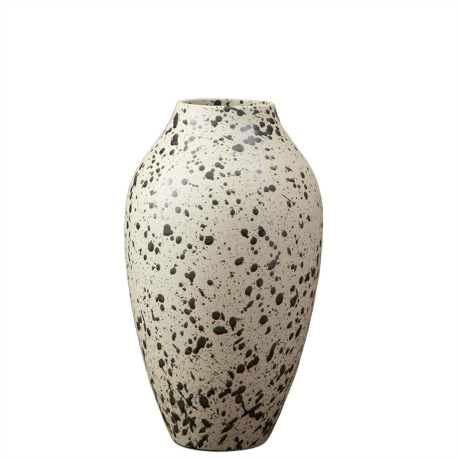 Bzgpmfud 2 Vase Desktop Flower Coarse Pottery Modern Simple Decoration Living Room Arrangement Chinese Tabletop Ceramic Pot(2)