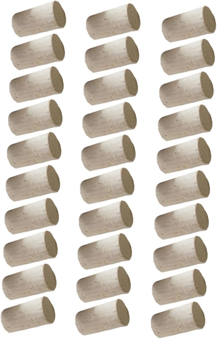 Oak Wine Bottle Stopper Cork 30 Pcs for Handmade Wine