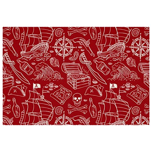 Sets de table marins haut de gamme antidérapants pour table à manger - 2
