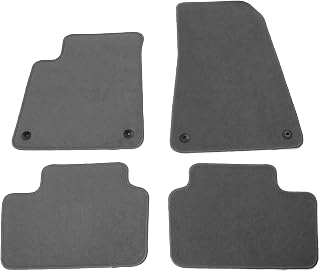 IKON MOTORSPORTS, Floor Mats Compatible with 2021-2024 Polestar Polestar 2, Gray/Grey Nylon Car Auto Front Rear Carpets Liner 4PC Set Protector, 2022