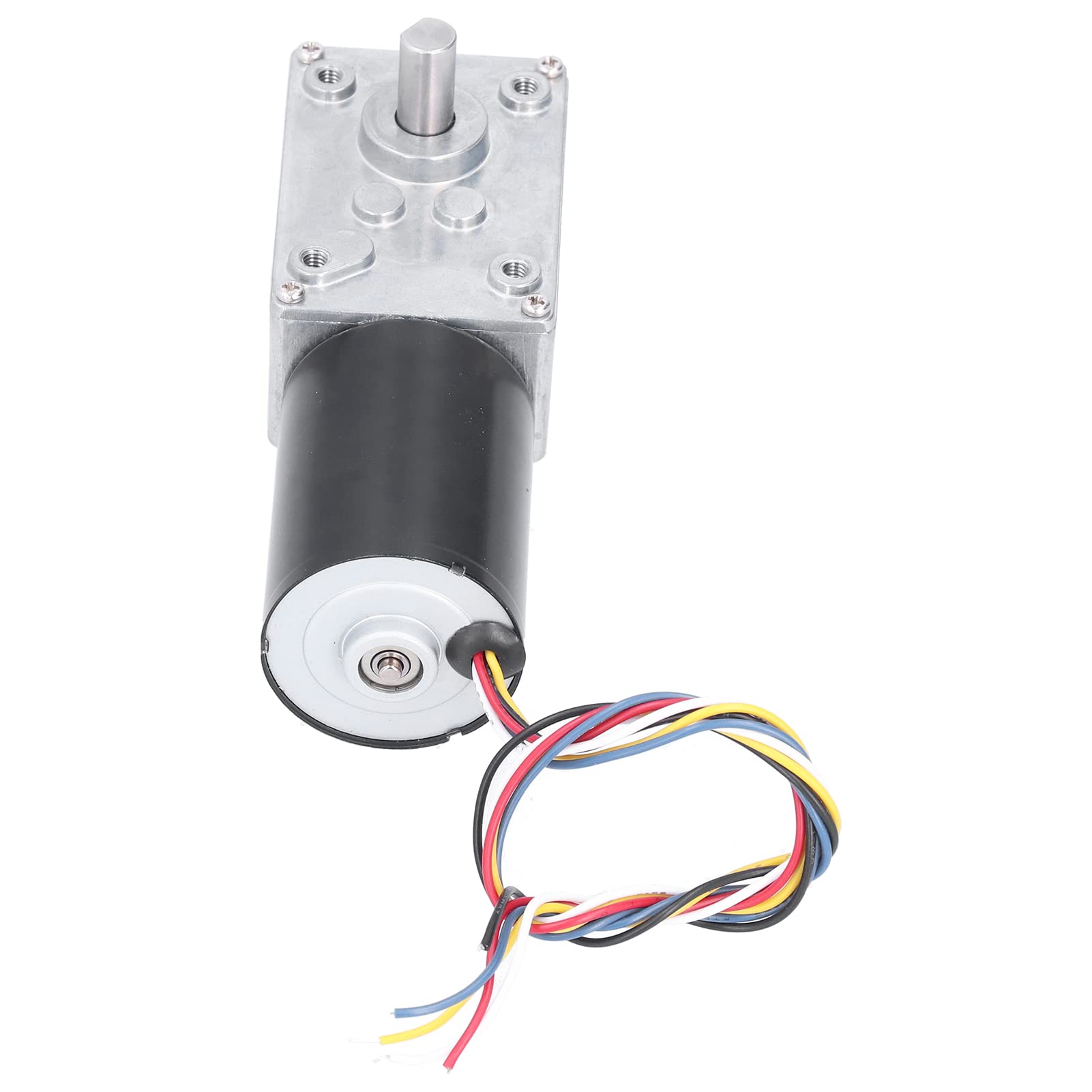 YWBL-WH DC Brushless Worm Gear Motor 24V High Torsion Electric Motor PWM (160RPM), Geared Motor