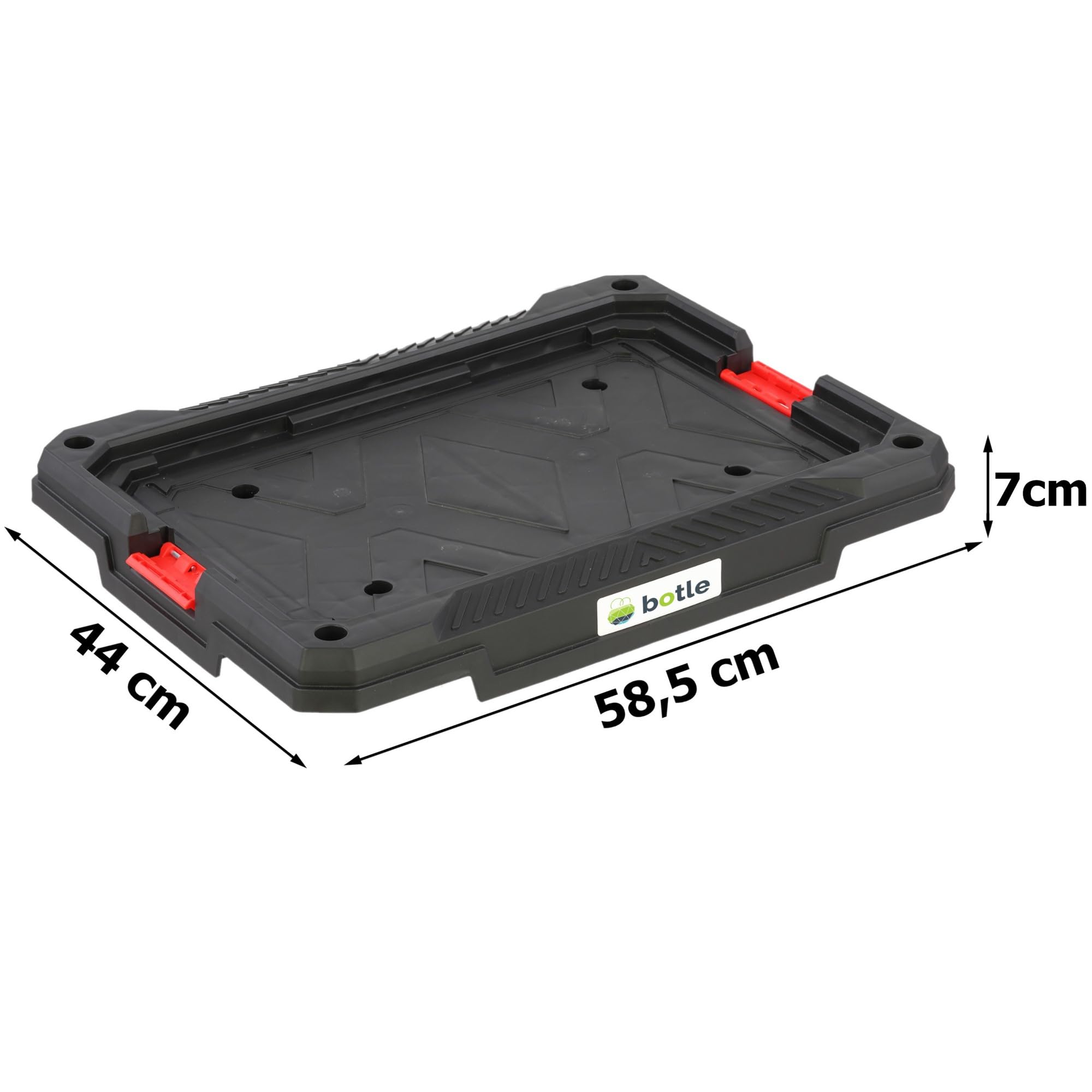 Set 9 in 1 piattaforma da parete con 7 organizer, set da officina modulare serie Basic