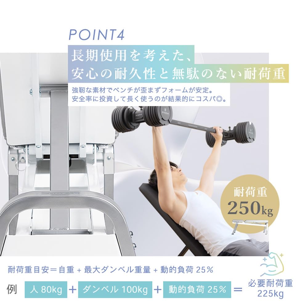 Amazon.co.jp: ByzoomFitness トレーニングベンチ 可変式 インクライン