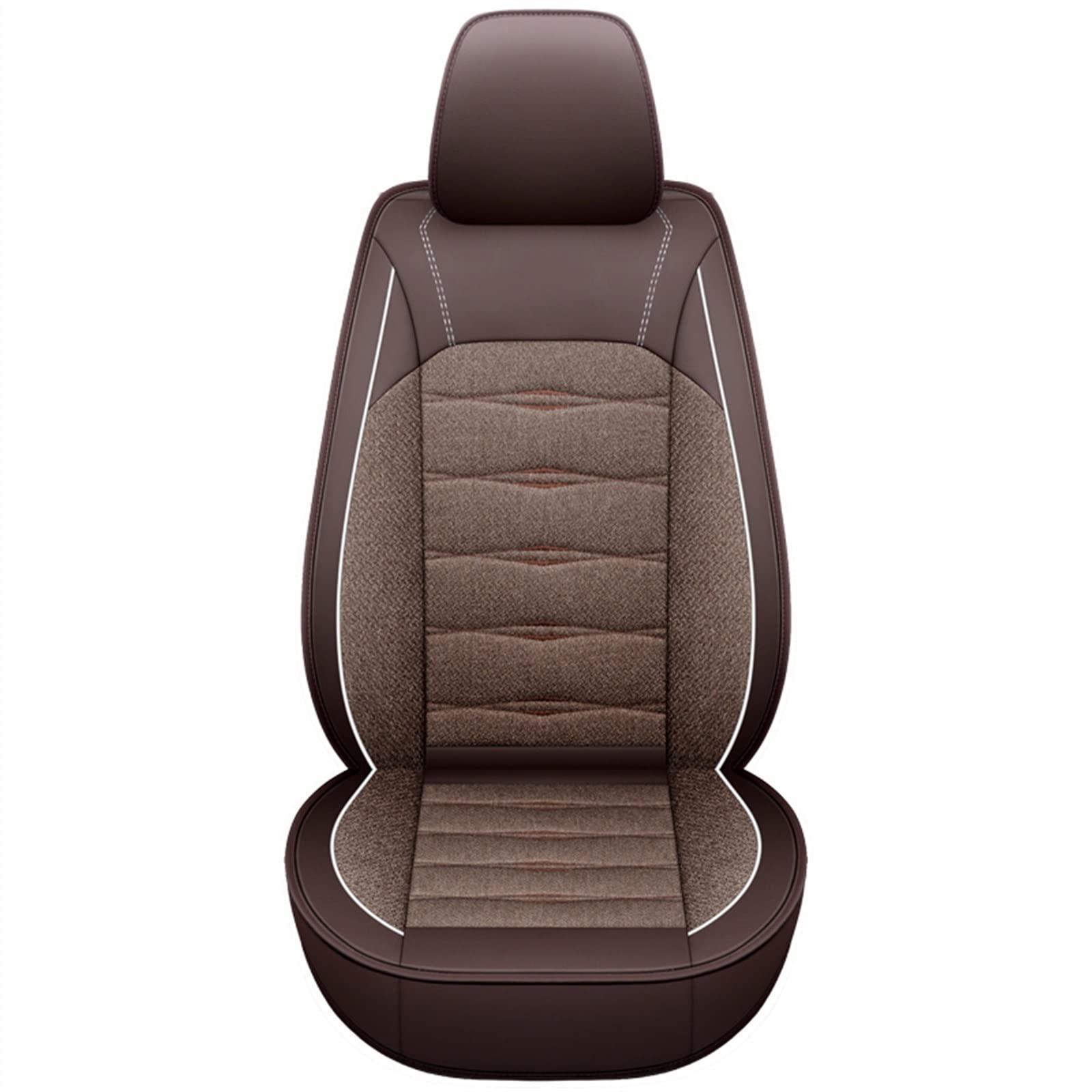 Housse de siège de voiture en lin café pour intérieur BMW F10 G30 WITTSY