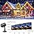 Christmas Laser Projector Light Outdoor: RGB 3 Colors Firefly Moving Laser Lights, IP65 Waterproof Star Projector Lights Show Decor for Garden Yard Holiday Party, Christmas Halloween New Year Gift