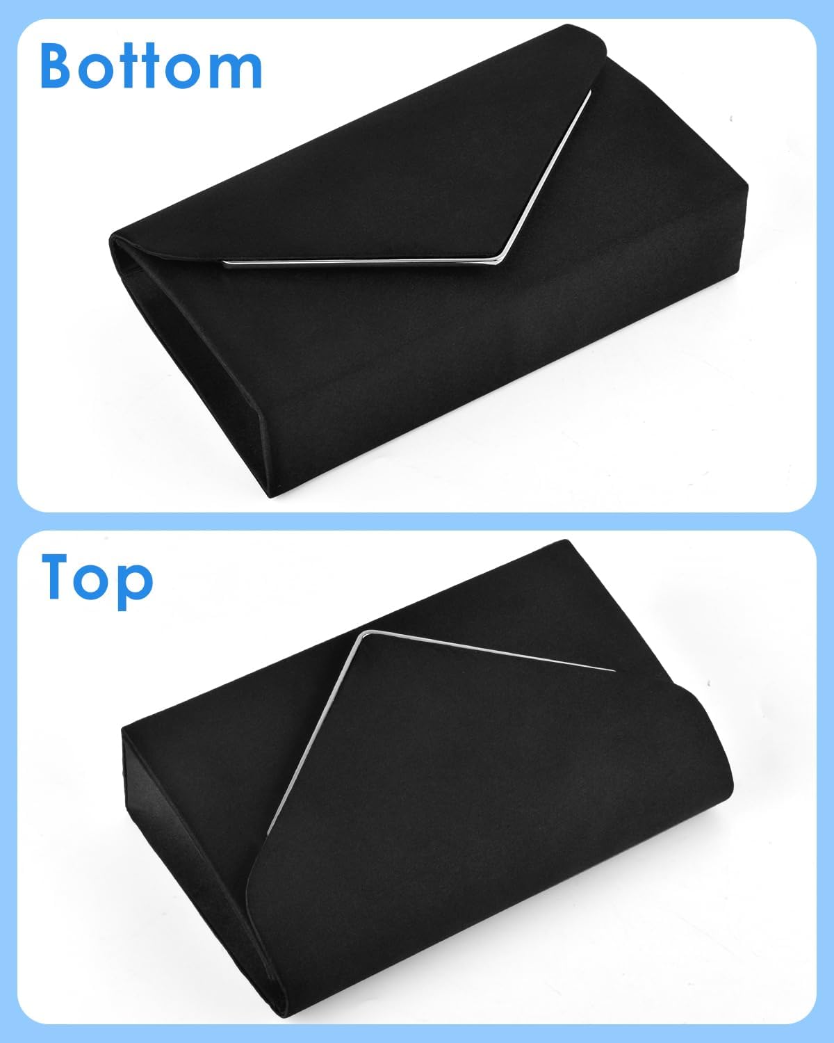 TINDTOP Evening Clutch Purses for Women Handbags for Formal Wedding Party Cocktail Prom Crossbody Shoulder Envelope Bag | for Formal Wedding, Party, Cocktail, Prom, for Formal Wedding, Party - Image 7