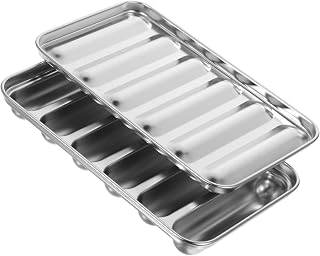 MOTHNUR Molde Para Salchichas De Acero Inoxidable Multiusos Para Perritos Calientes Comida Para Bebés Cocinar Al Vapor O Hornear Fácil De Mantener Color Aleatorio