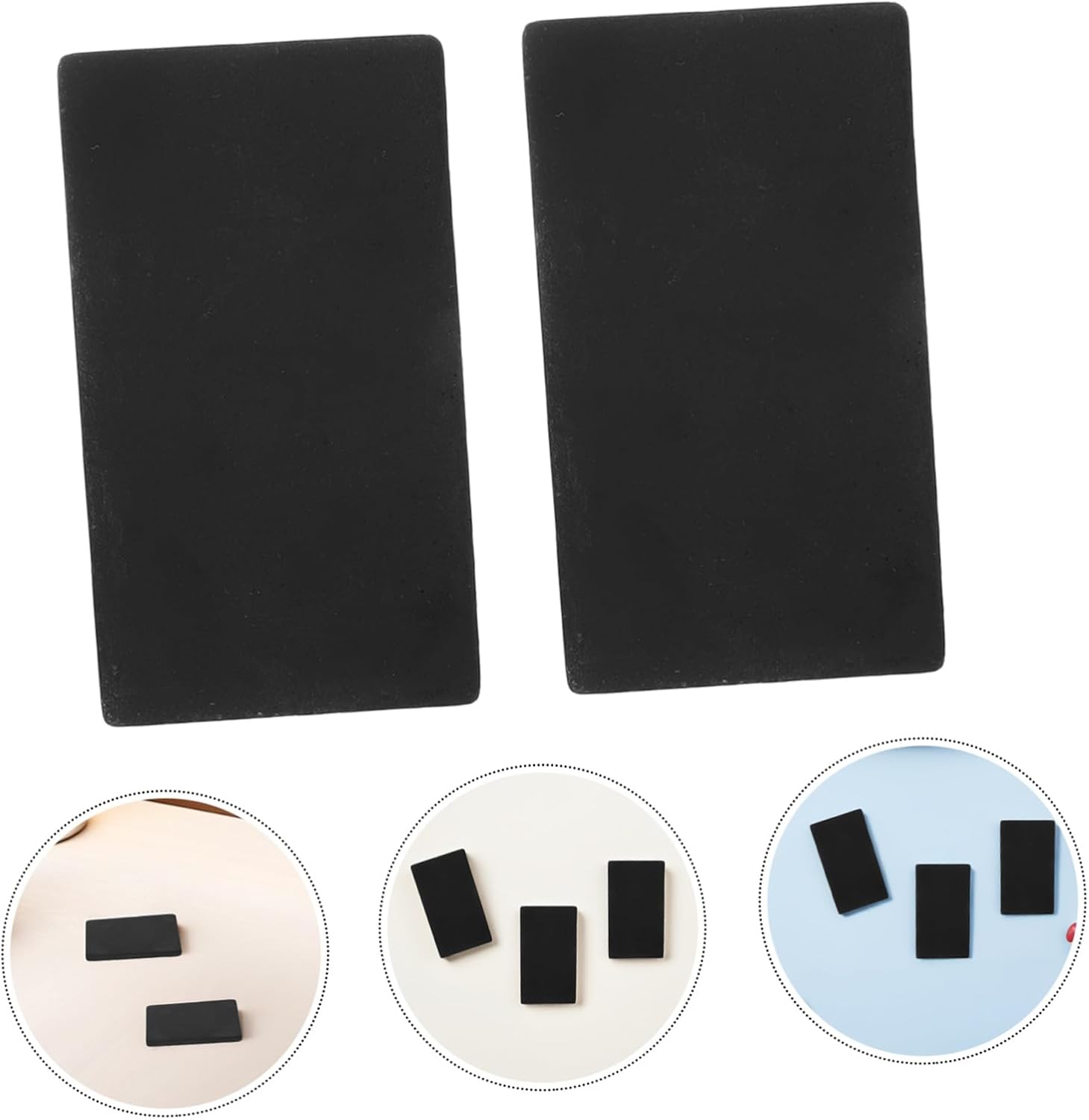 3pcs Black Gold Testing Stone for Portable Jewelry Purity Test Tool