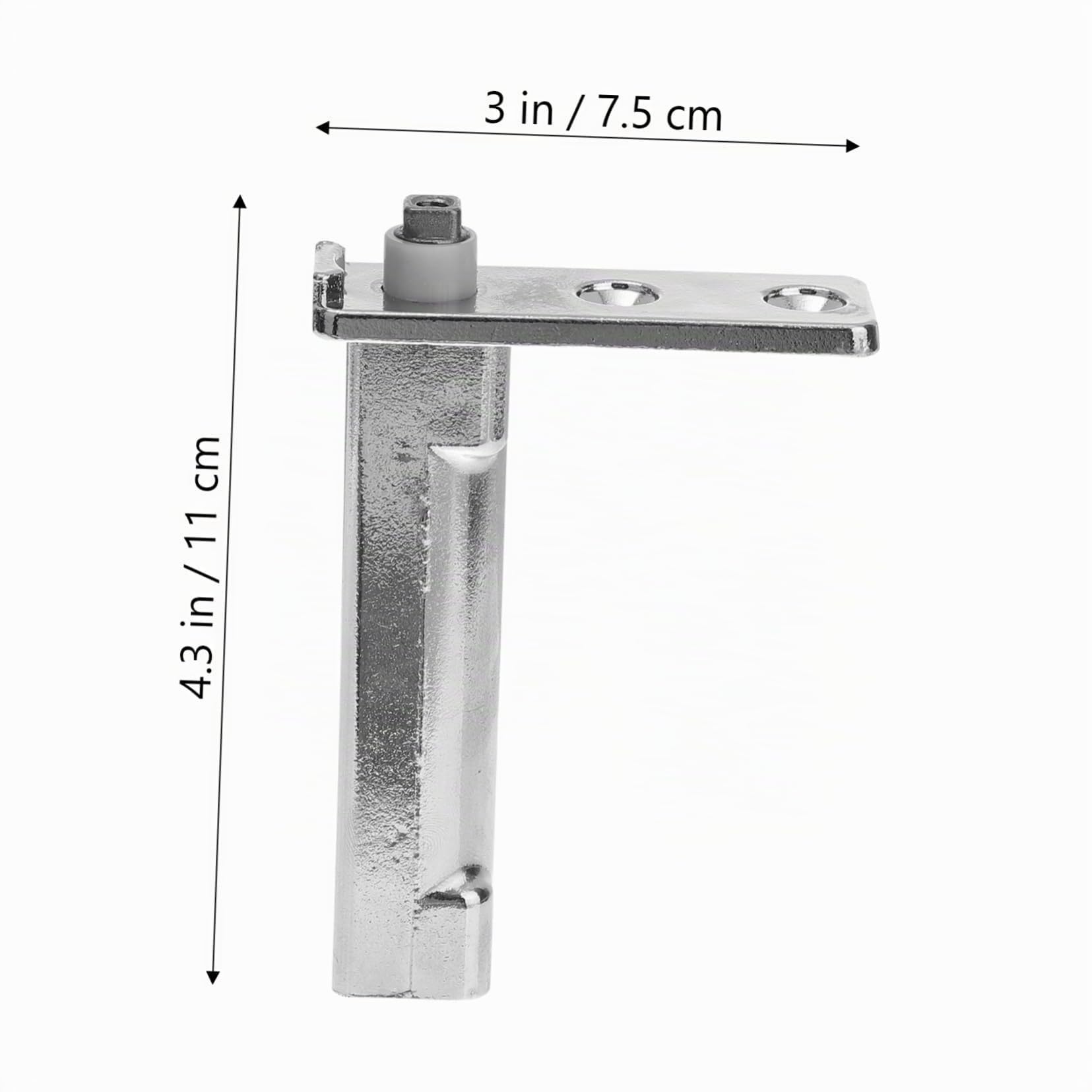 Bisagras Para Puertas De Congelador Aleación De Zinc 4.33X2.95X0.90In Accesorios Para Nevera Cierre Automático Rotación Silenciosa Y Resistente Para Reparación