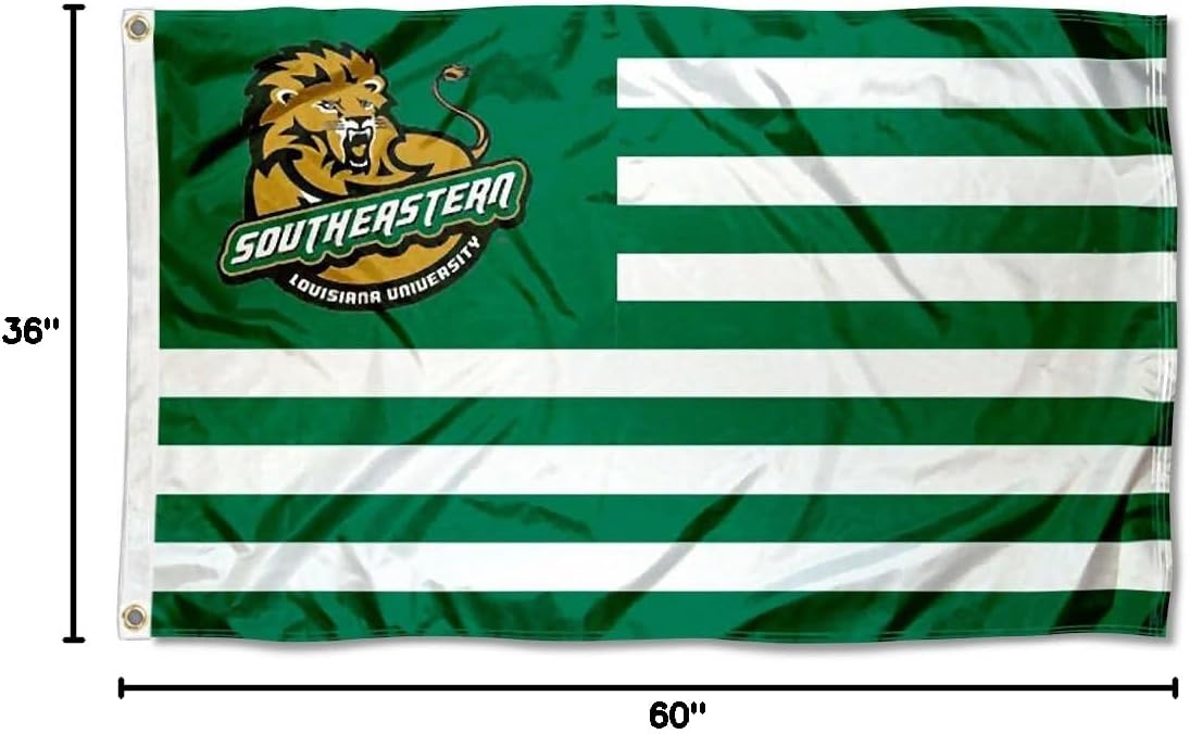 Southeastern Louisiana Lions Stars and Stripes Nation Flag - Image 8