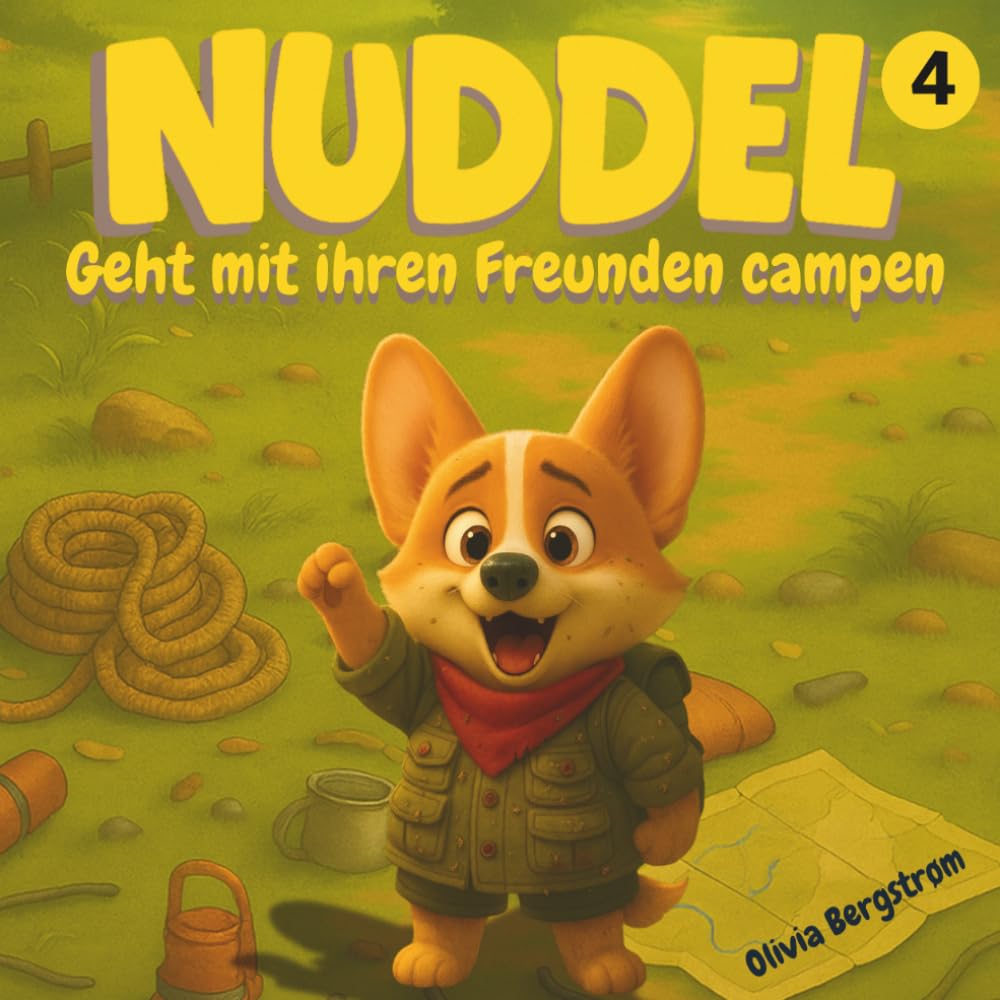 Kinder Bilderbuch mit Geschichte – Nuddel geht mit ihren Freunden campen (Band 4): Liebevolle Vorlesegeschichte | Für Mädchen & Jungen ab 3 Jahren