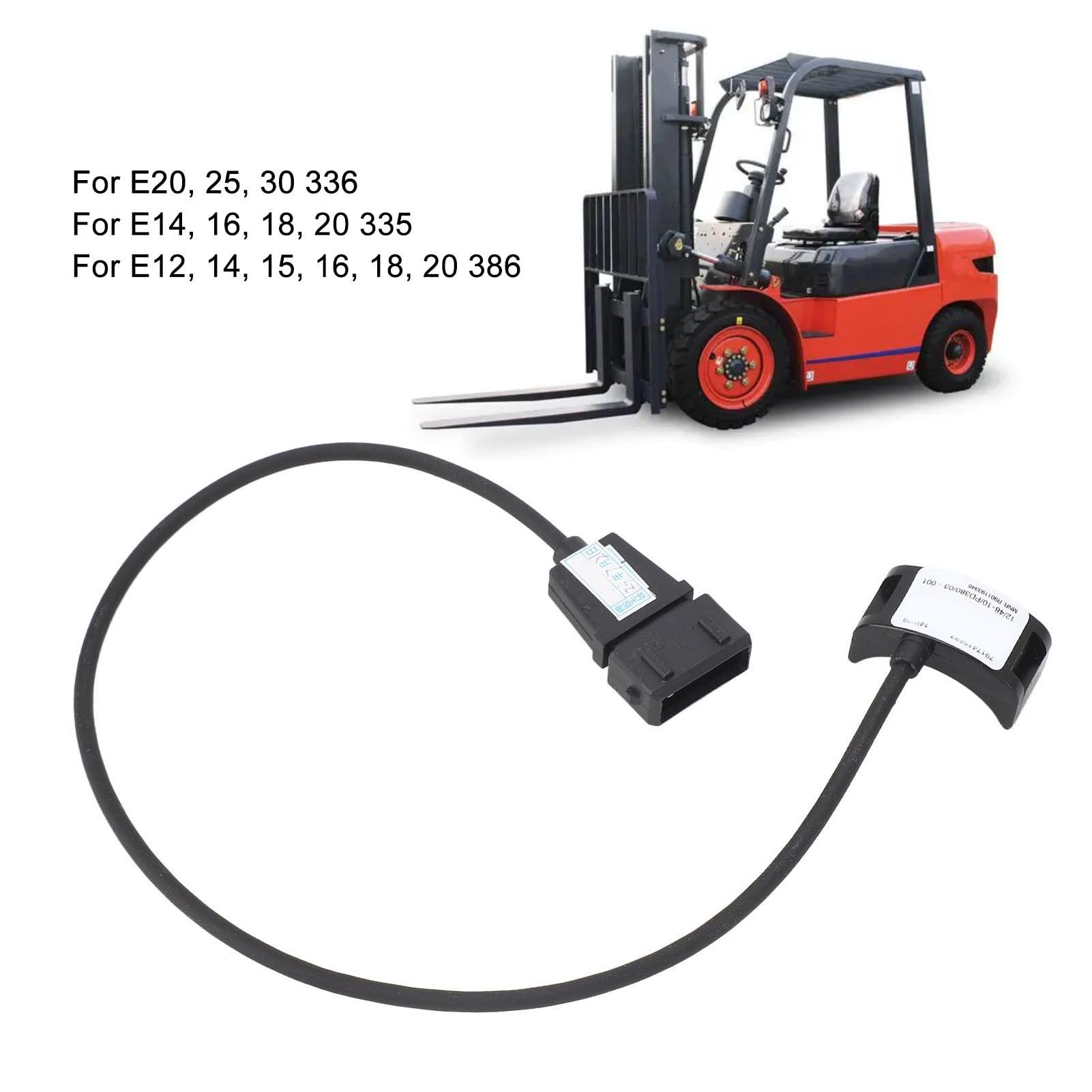 Sensore di Sterzo per Carrello Elevatore in Ottone ABS 7917415687 - Sensore di Sterzo di Ricambio per Sensore di Angolo di Sterzata per Linde E20 25 30 336