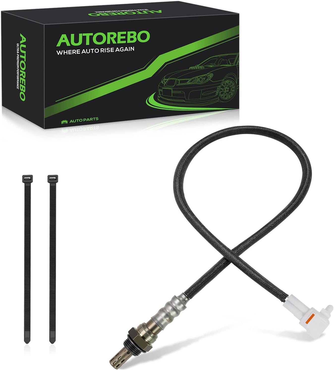 O2 Oxygen Sensor Upstream B1S1 Compatible with Ford Focus 2003 2004 2005 2006 2007, l4 2.0L 2.3L # 250-24678 234-4375 350-34567 35034567 25024678 2344375 3S4Z-9F472-CA 5S4A9F472A1A 5S4Z-9F472-AA
