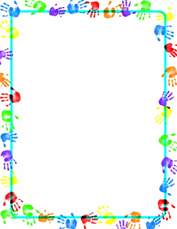 Great Papers! Baby Handprints Letterhead, 8.5 x 11 Inches, 80 Count (2013135)