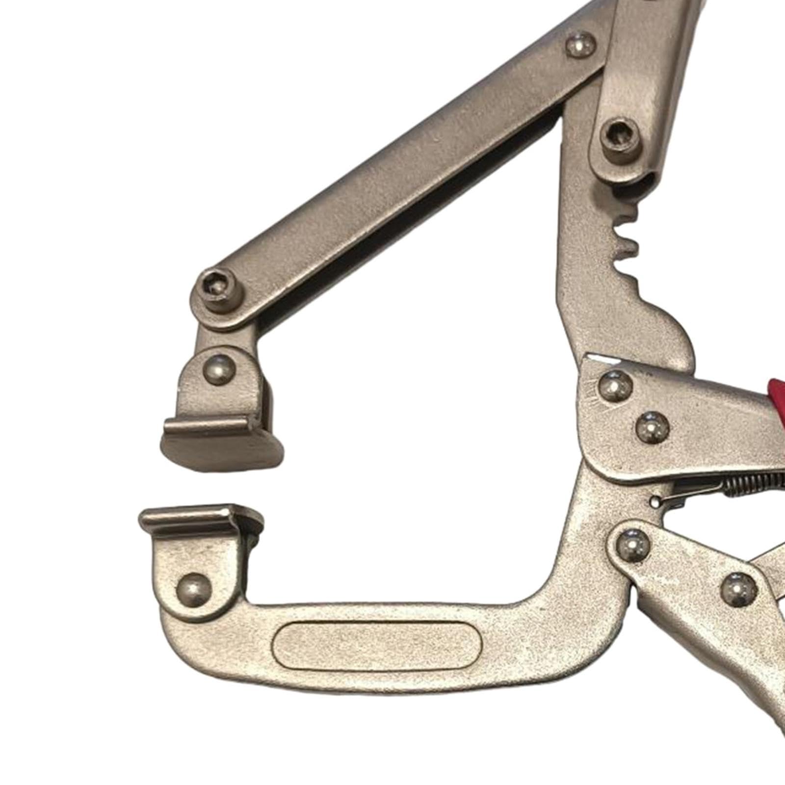Pinces de Serrage pour Cosses C, Pince En Acier avec Patins Rotatifs, Pinces de Serrage de 25 Cm pour électriciens et Ateliers de Soudure et de Mainte