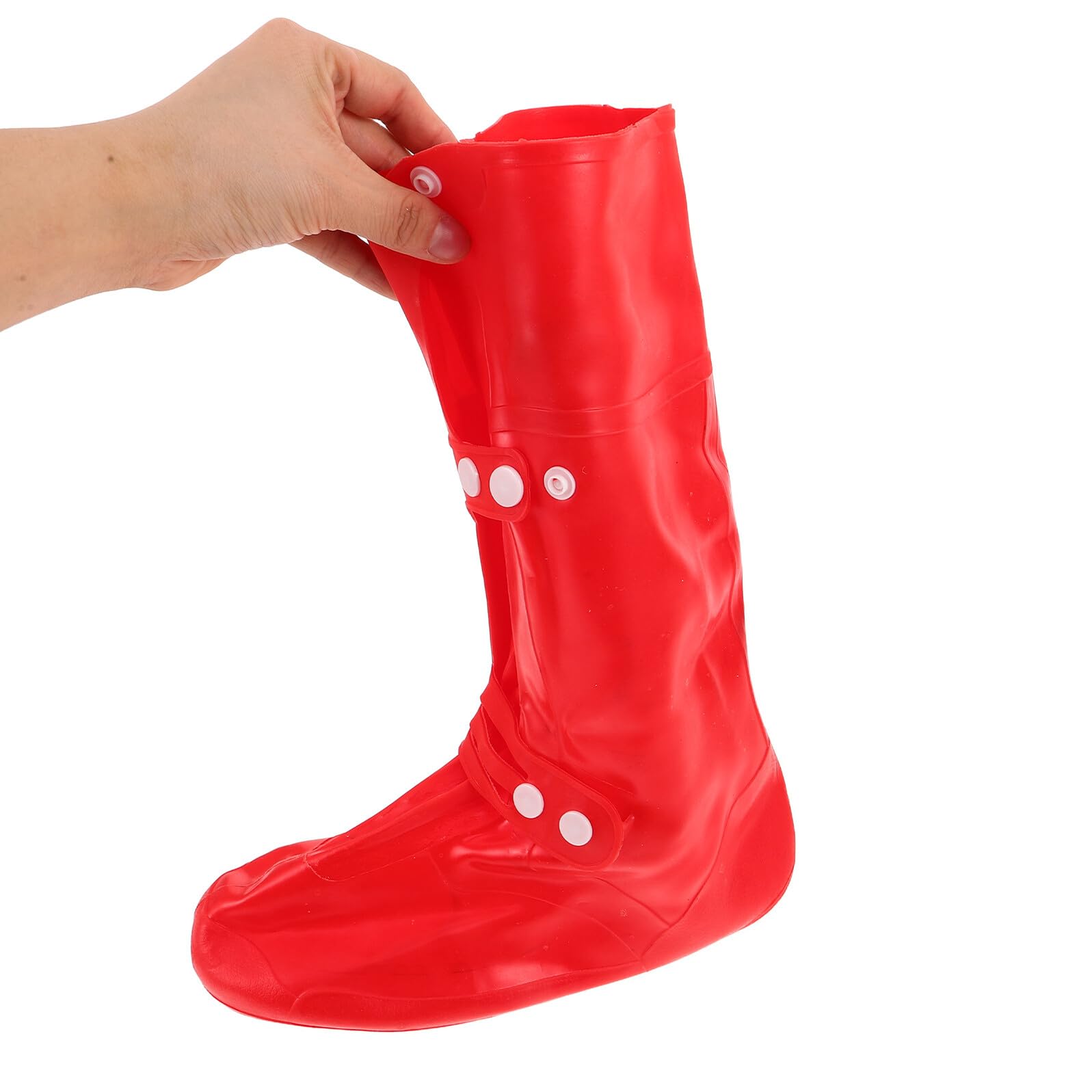 Cabilock Guêtres de Randonnée Imperméables Anti-Sable, Longues Haute Protection en Tissu Résistant, Taille 38-39 Rouge Vif, Couvre-Chaussures Désert pour Camping, Chasse et Trek en Plein