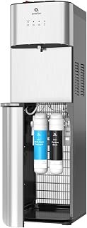 Avalon A5BOTTLELESS Bottleless Water Cooler Dispenser - 3 Temps Hot Cold Room, Self-Cleaning UV, Stainless Steel NSF Filters