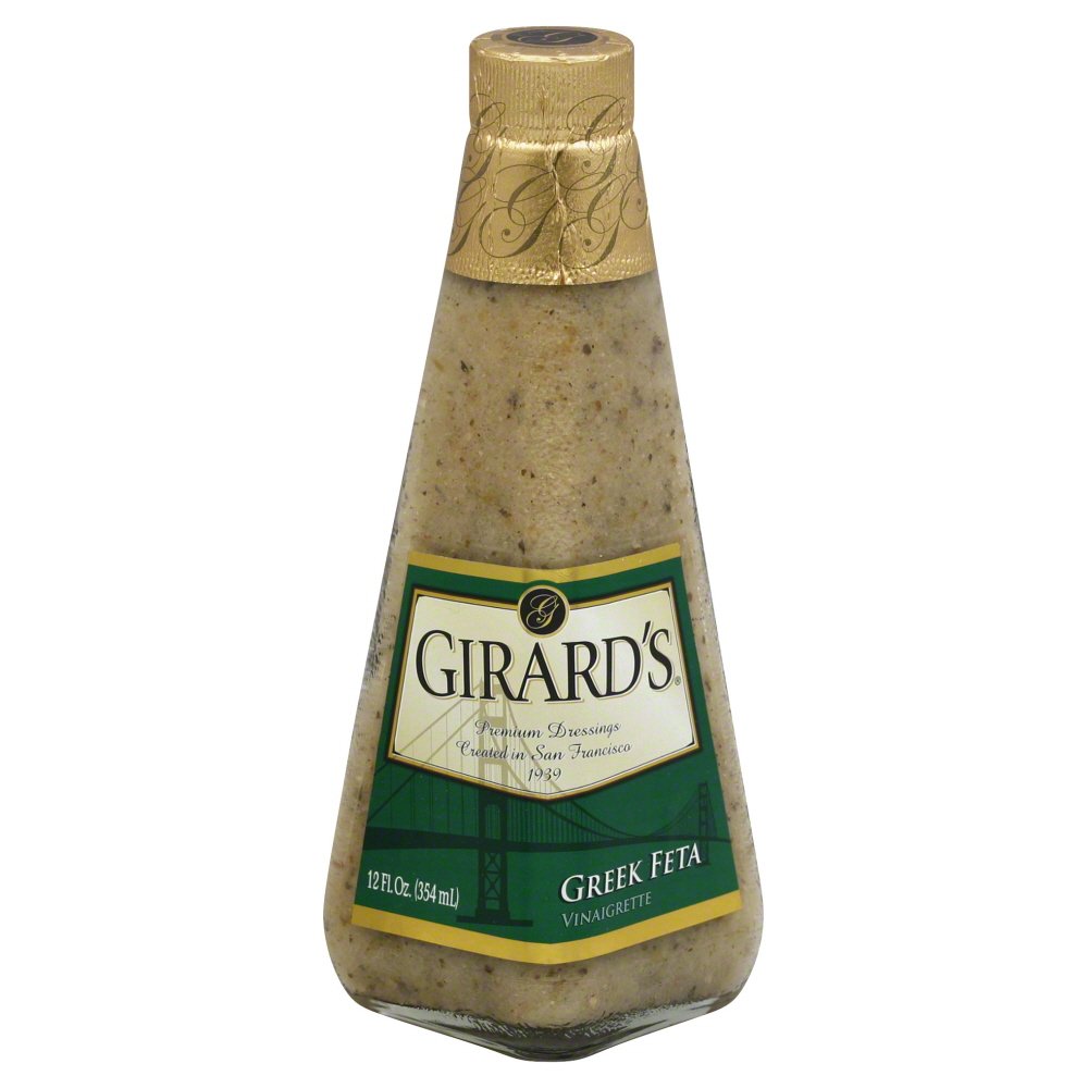 Girard's Greek Feta Vinaigrette Dressing 12 oz (Pack of 4)