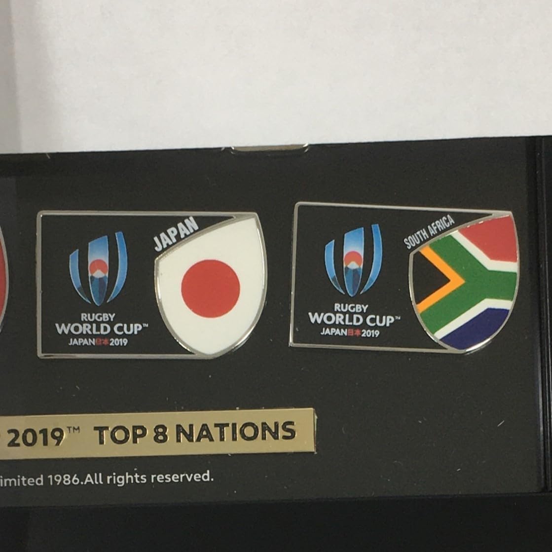 ラグビーワールドカップ2019 RWC2019 ピンバッジセット ベスト8 Yahoo