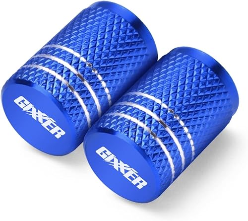 Vista 9 de Para Suzuki Gixxer 150 250 Sf Gixxer 155 2022 Motocicleta CNC Aluminio Rueda Válvula de neumático Tapas herméticas