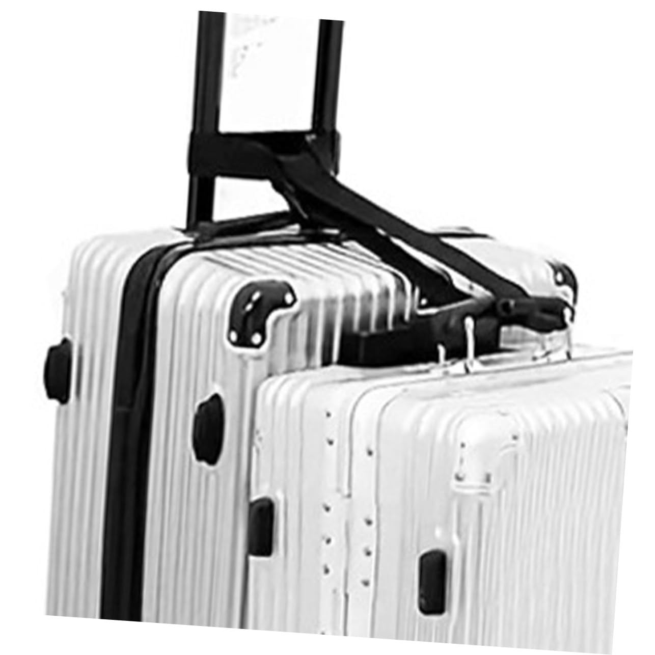 4sets Cinghia Connettore Per Valigia Regolabile Per Bagagli e Zaini Design Compatto e Sicuro Cinghia Materiale Resistente Per Viaggi Pratici e Sicuri