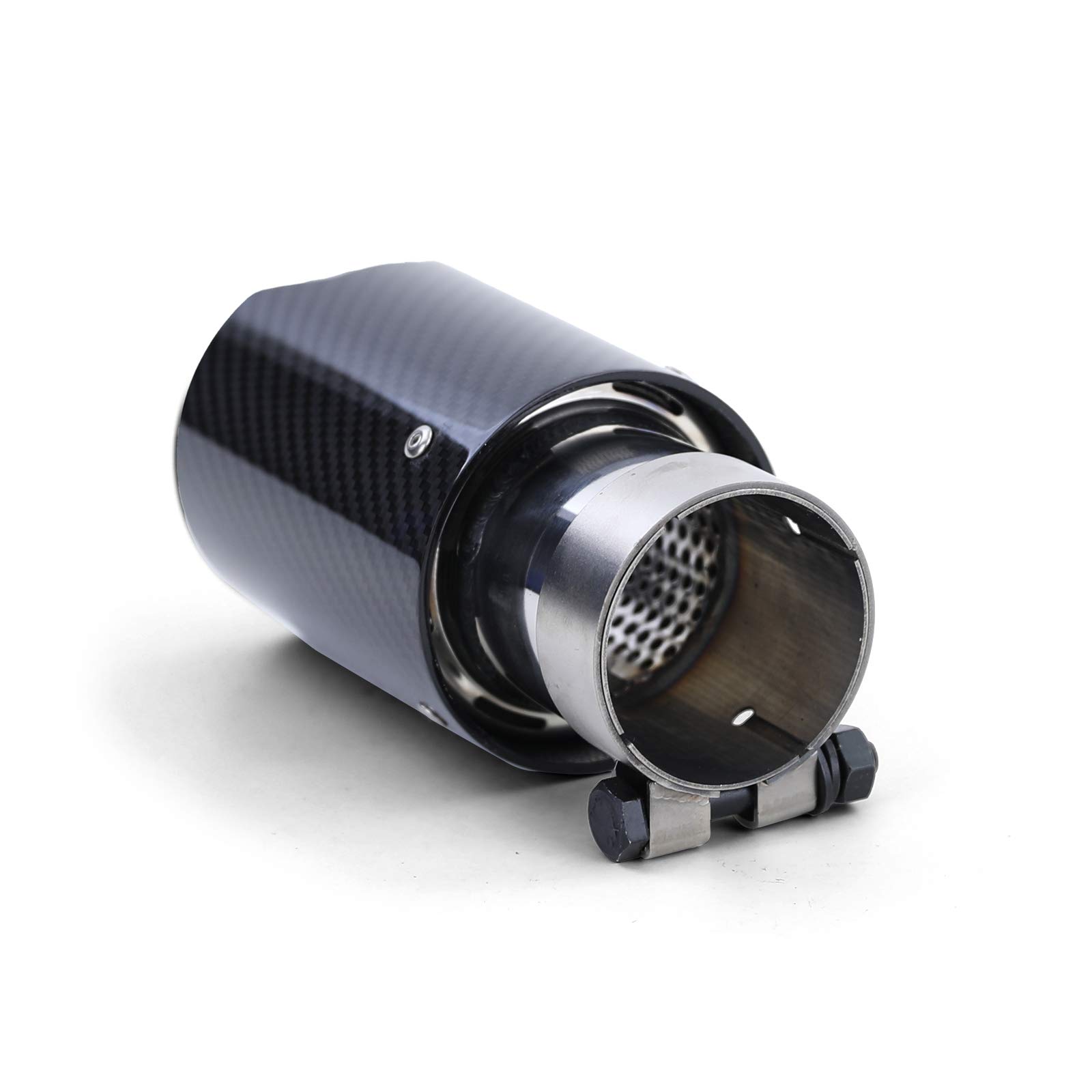 90mm Auspuff Endrohr Carbon mit Absorber für 2er BMW F22 F23 2013-2021