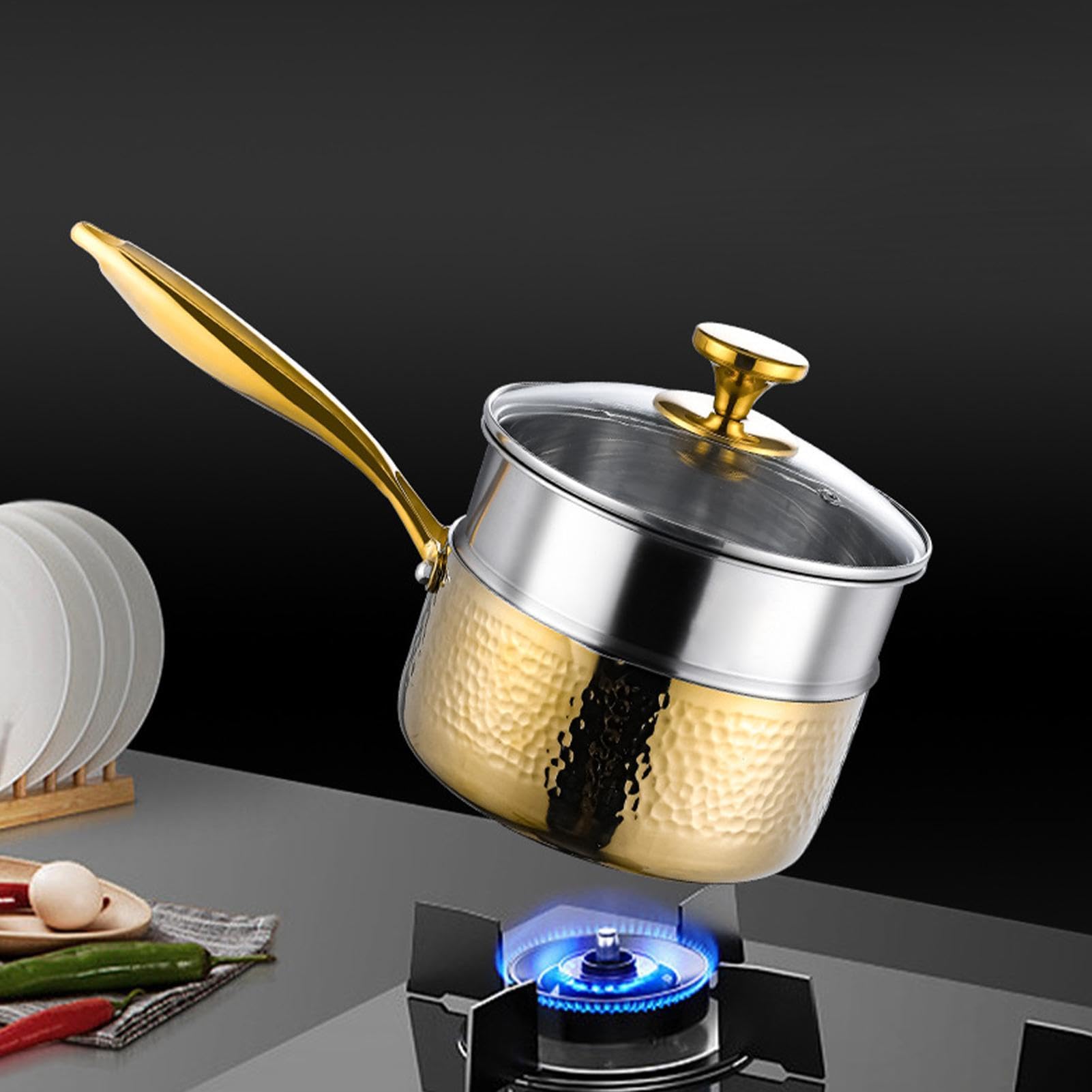 Cacerola Con Tapa Acero Inoxidable Multiusos De Pico Vertedor | Juego De Cacerolas Para Cocinar Y Cocer Al Vapor Para hogar, cocina y comedor, cocinar, freír, cocción lenta, hervir, sopas