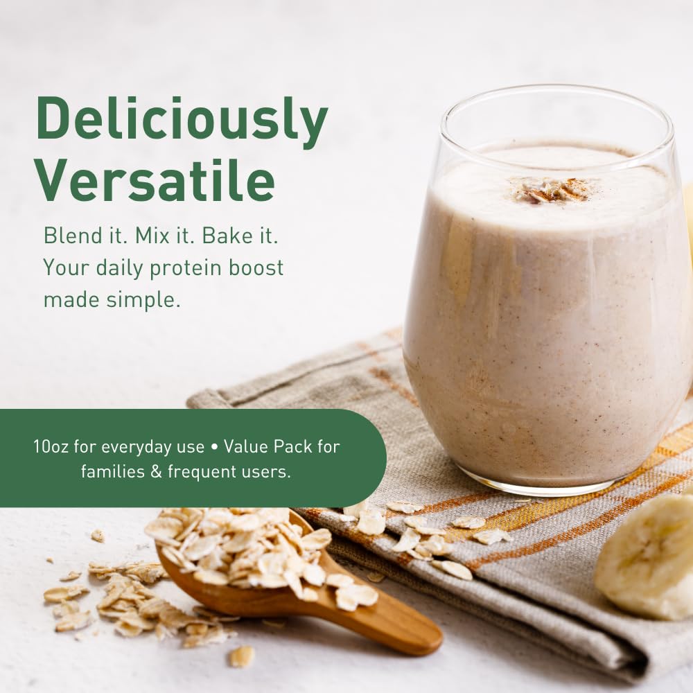Hemp Vegan Protein Powder for Heart and Brain Health, Easy to Digest Chocolate Powder Drink with Plant Protein for Muscle Building and Recovery, 9 Essential Amino Acids (Chocolate, 10 ounces) — Amazon image 5