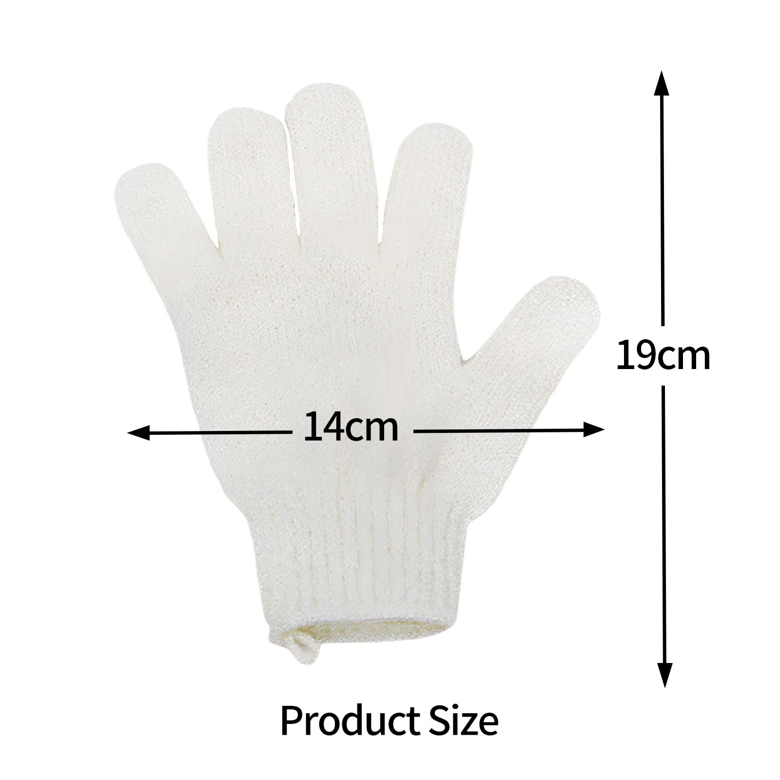 3 Peeling-Handschuhe Aus Bambus – Für Dusche & Körper, Entfernt Abgestorbene Haut, Hautfreundlich