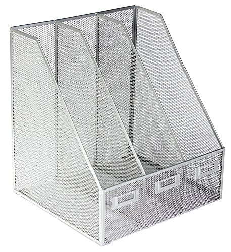 Osco Triple Mesh - Revistero archivador, plateado