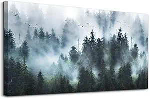 DZRWUBHS Large Size Abstract Canvas Wall Art For Living Room Decorations For Bedroom Office Wall Decor Abstract Mountain Wall Painting Framed Pictures Artwork Farmhouse Home Decor Art 30"X60"