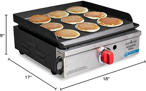 Miniatura 7 de Camp Chef Versatop - Parrilla plana portátil 250 y parrilla (FTG250) - Accesorios compatibles de 14 pulgadas