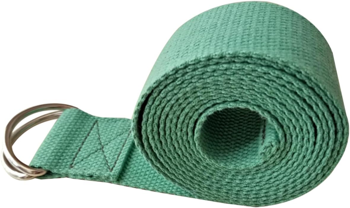 HANABASS D Ring Yoga Strap for Stretching and Flexibility Exercise Strap for Yoga and Physical Therapy Durable Material for Enhanced Comfort and Support