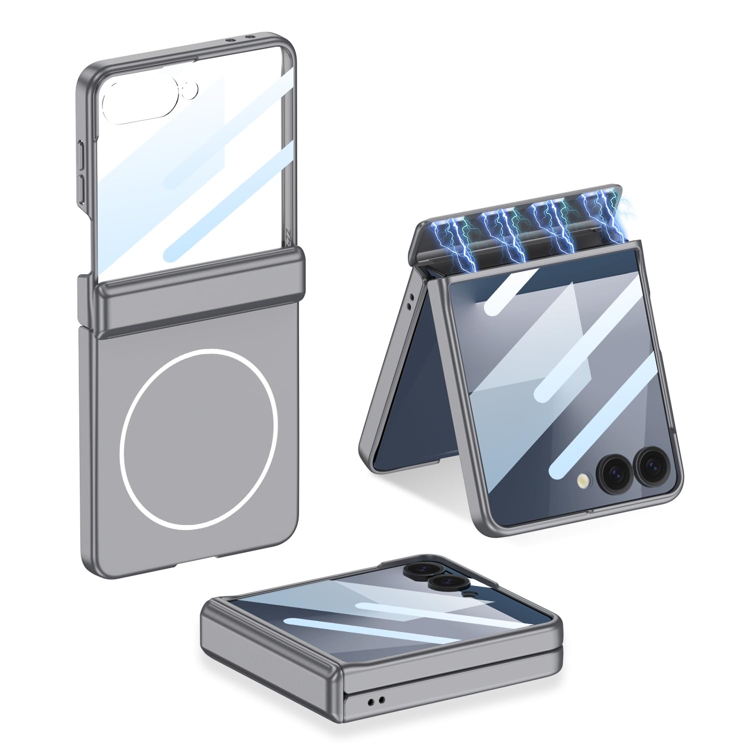 COQUE Hülle für Samsung Galaxy Z Fold 7 Cover,6D Mikrogepräg