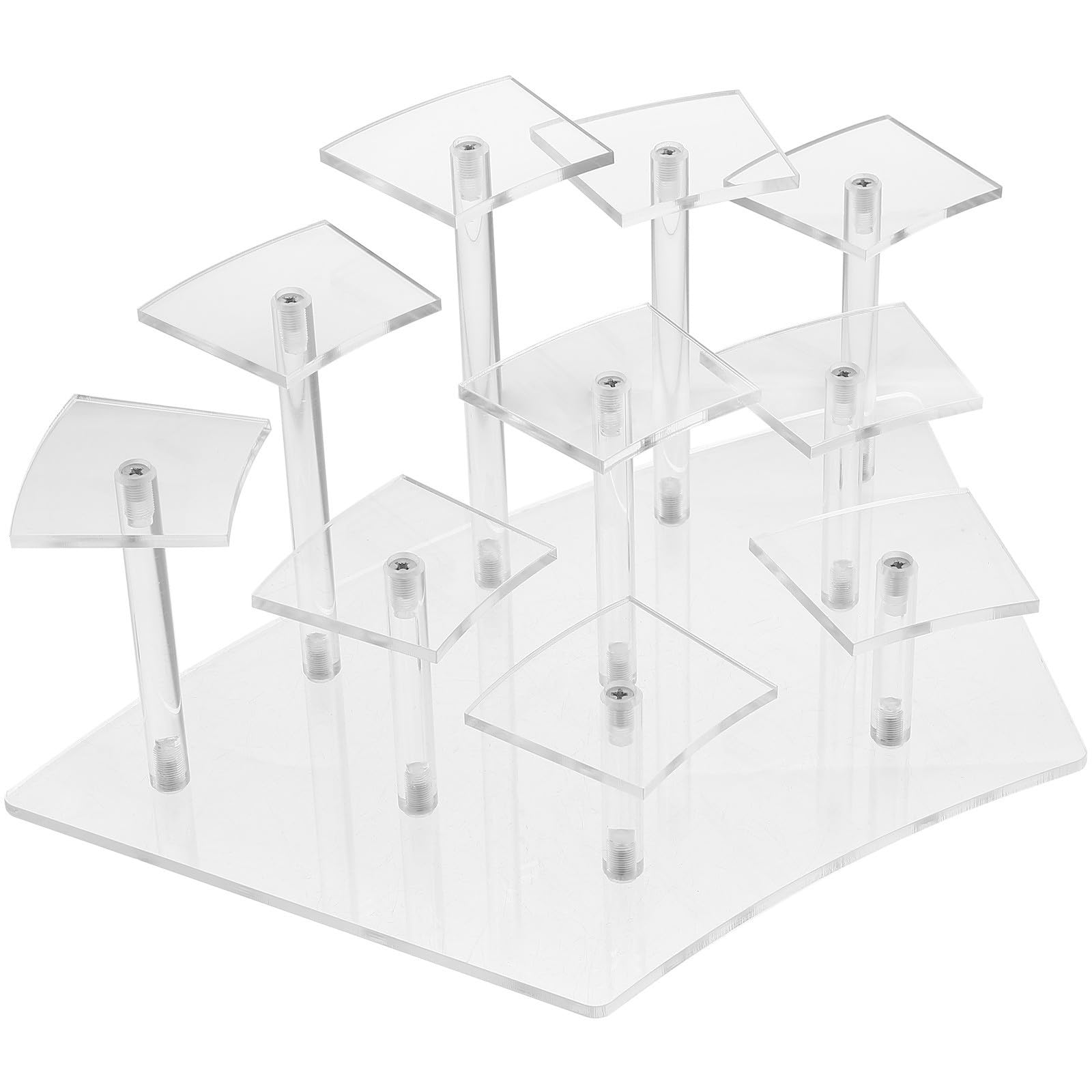 Présentoir à acrylique stable et facile à nettoyer pour statuettes de collection