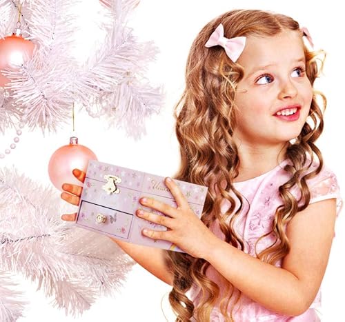 Miniatura 7 de RR ROUND RICH DESIGN Kids Musical Jewelry Box for Girls with Drawer and Jewelry Set with Mysterious Unicorn - Over the Waves Tune Pink