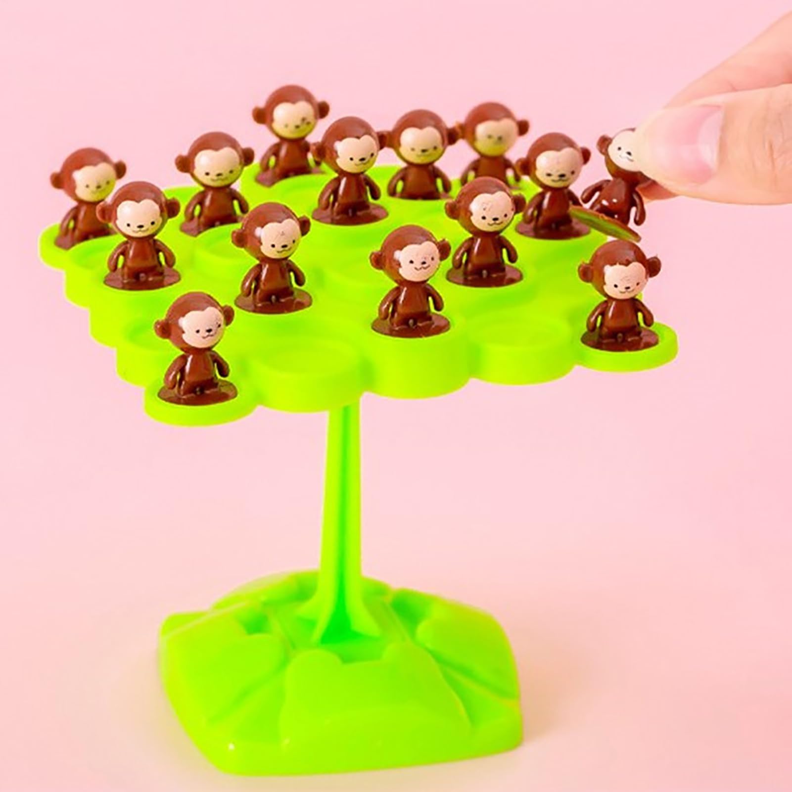 Juego de Equilibrio del Arbol de los Monos - Juegos Educativos y Juguetes de Apilar | Juego de Mesa Árbol del Equilibrio | Para Niños y Niñas Preescolares Guardería Fiestas Cumpleaños Noche Familiar y