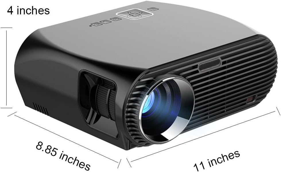 Newpal NP100 Projector Dimensions