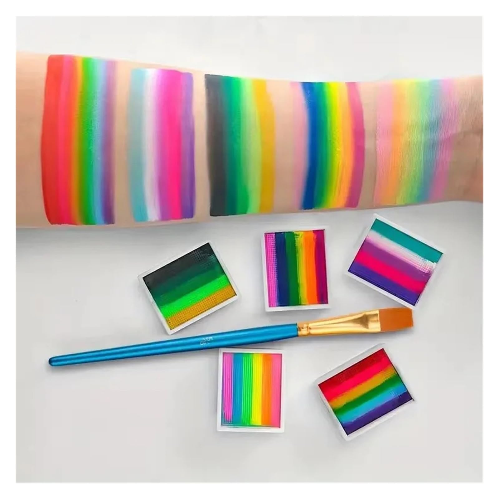 paleta de pintura corporal Set de Pintura Corporal (incluye pinceles) for Navidad y Halloween